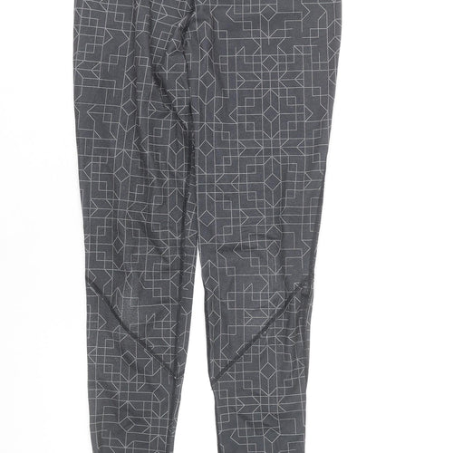 Nike Women’s Grey XS Pro Compression Leggings Slim Fit Sportswear