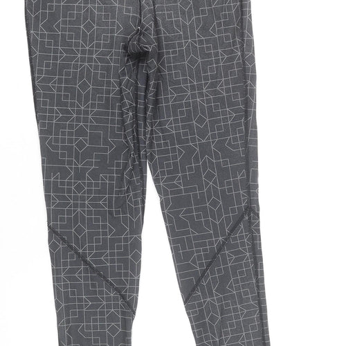 Nike Women’s Grey XS Pro Compression Leggings Slim Fit Sportswear