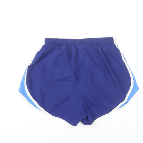 Nike Womens Blue Small Athletic Dri-FIT Running Shorts