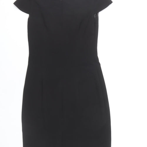 F&F Women’s Black Beige Colourblock Sheath Dress Size 10