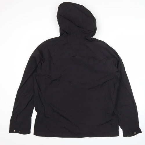Nike Men’s Black L Lightweight Hooded Windbreaker Jacket Regular Fit