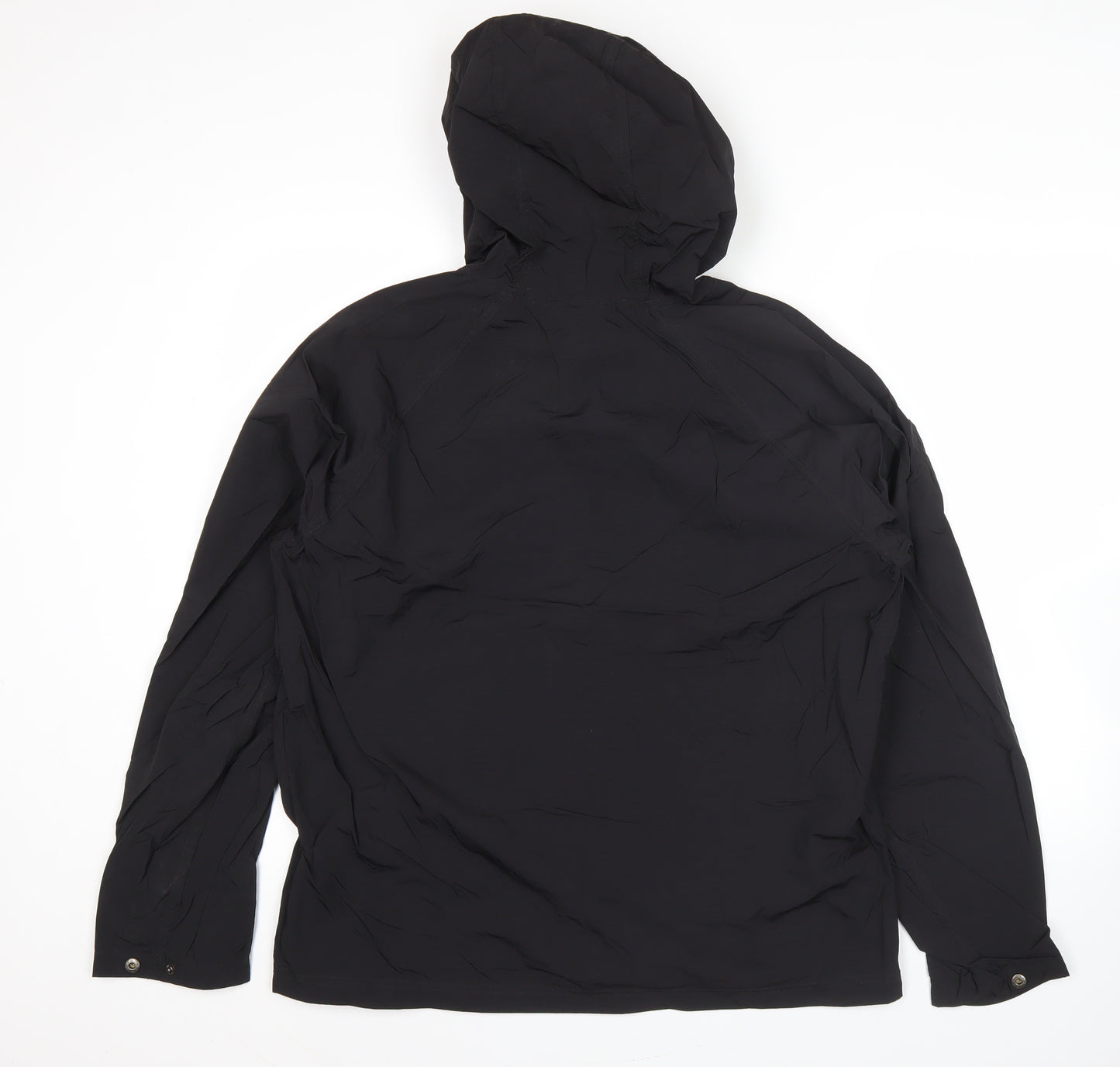 Nike Men’s Black L Lightweight Hooded Windbreaker Jacket Regular Fit