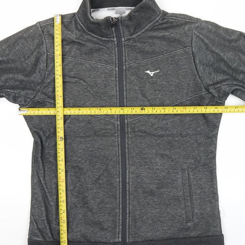 Mizuno Men's Grey L Track Jacket Full Zip Sportswear