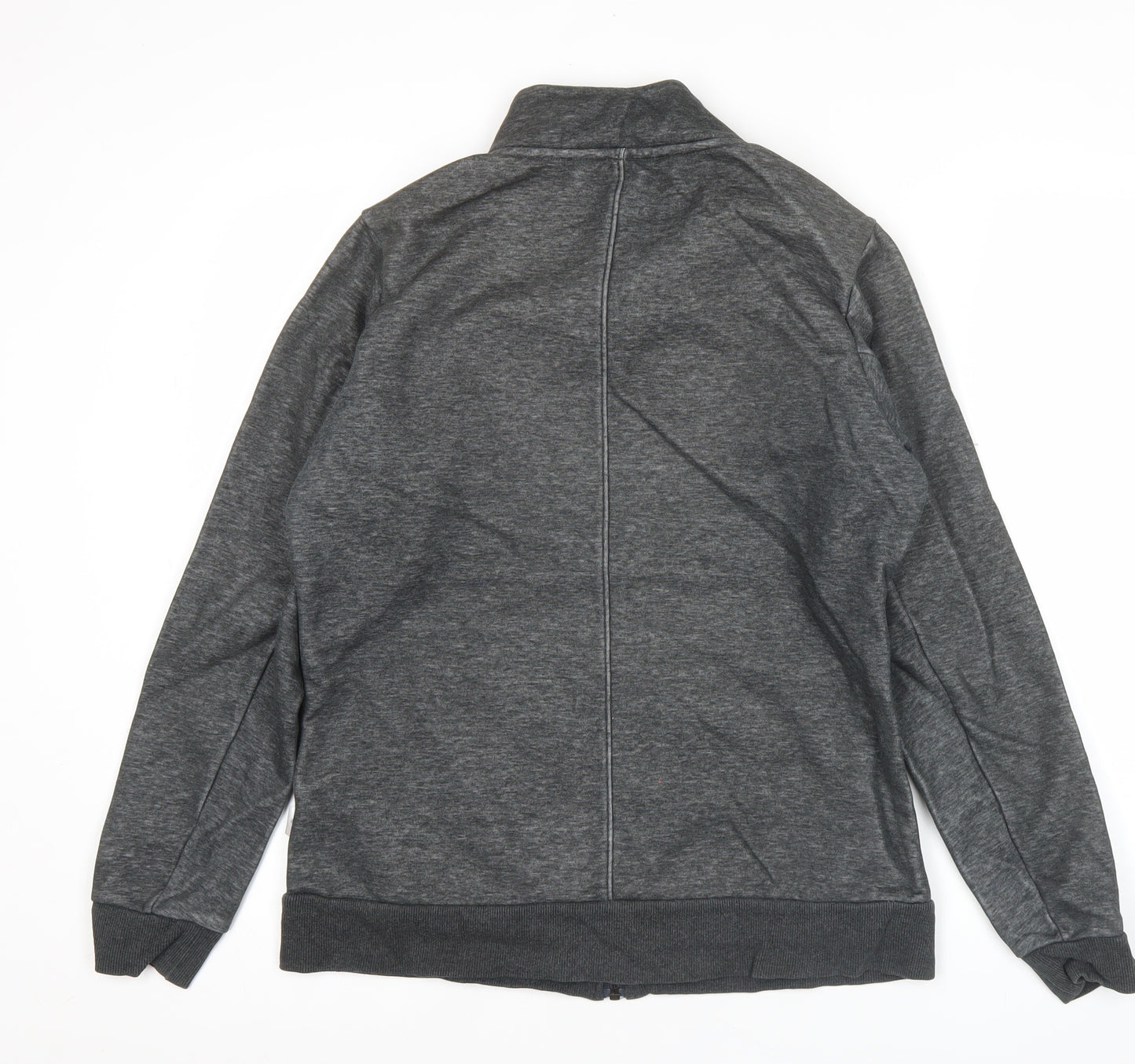 Mizuno Men's Grey L Track Jacket Full Zip Sportswear