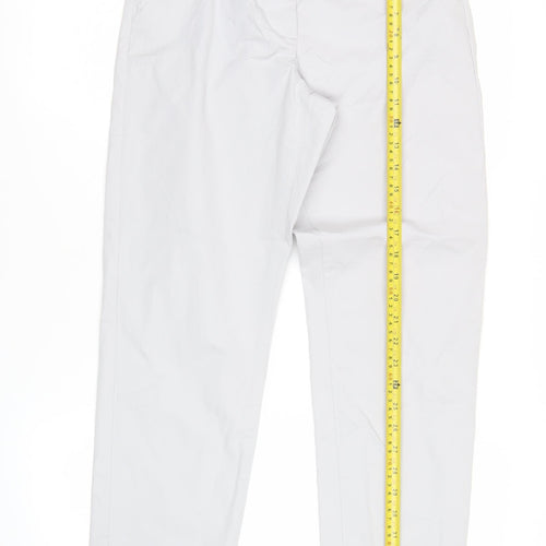 Marks and Spencer Womens Grey Size 6 Chino Trousers Workwear