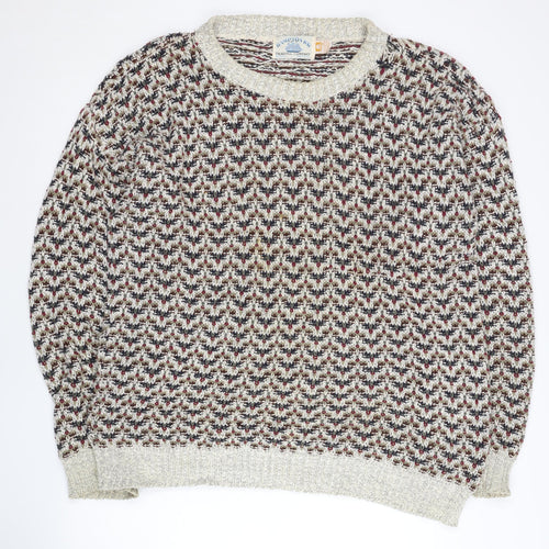 Hampton Bay Women’s Multicoloured Cotton Pullover Jumper L