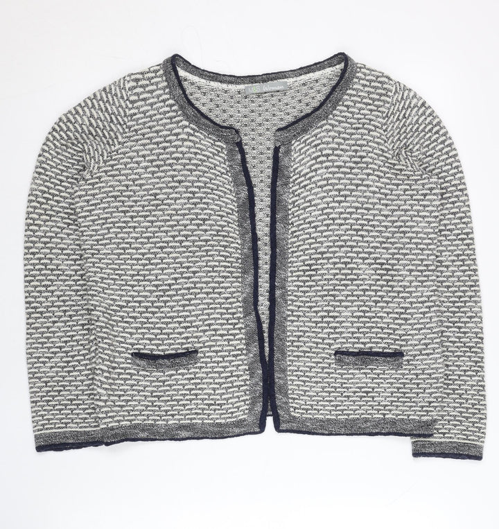 Marks and Spencer Women’s Grey Cardigan UK 10 Regular Knit