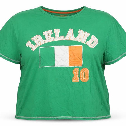 Cedarwood State Unisex Green Ireland Football Graphic T-Shirt 2XL