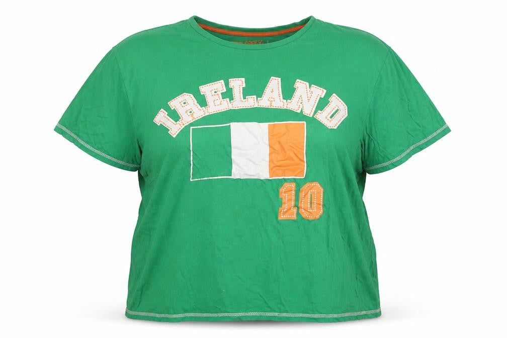 Cedarwood State Unisex Green Ireland Football Graphic T-Shirt 2XL