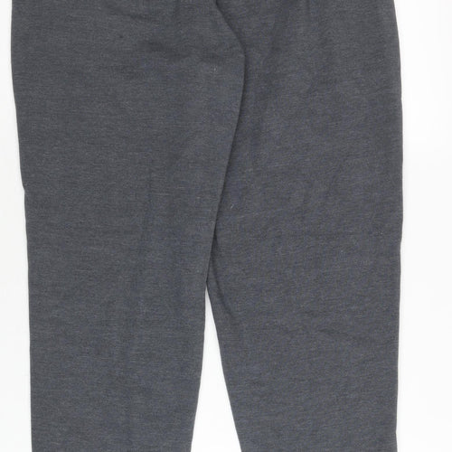 Champion Mens Grey Jogger Sweatpants S Regular Fit Elastic Waist