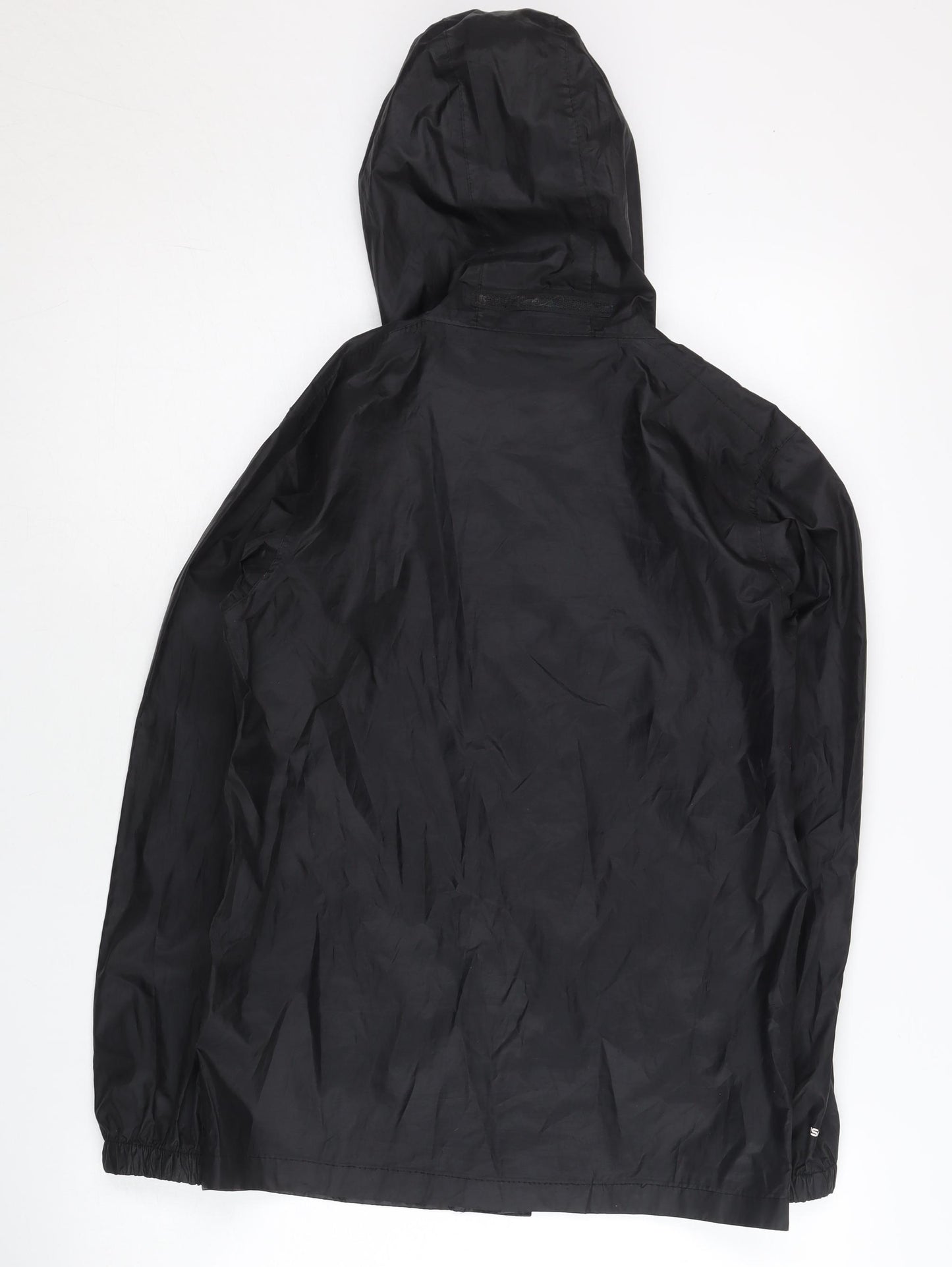 Regatta Girls Black Waterproof Rain Coat Jacket 11-12 Years Isolite