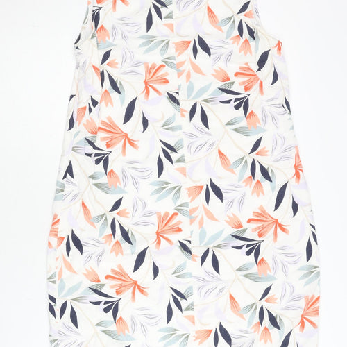 Marks and Spencer Womens Multicoloured Floral Shift Dress Size 10