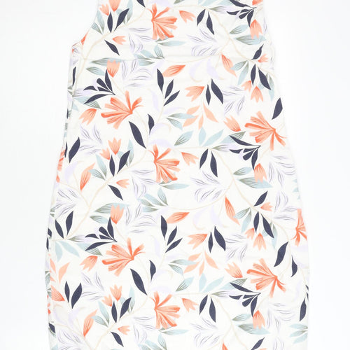 Marks and Spencer Womens Multicoloured Floral Shift Dress Size 10