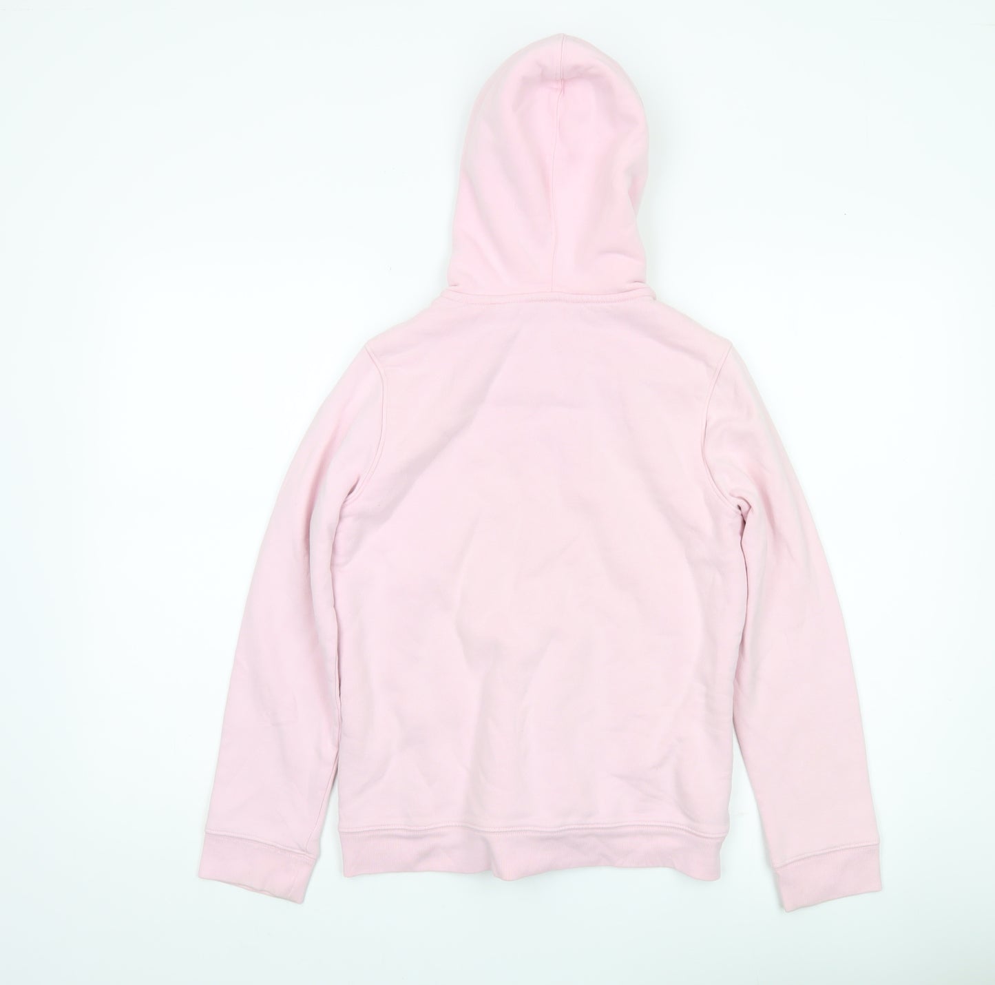 Lands' End Girls Pink Full Zip Hoodie 10-11 Years Fleece Lined Winter Warm