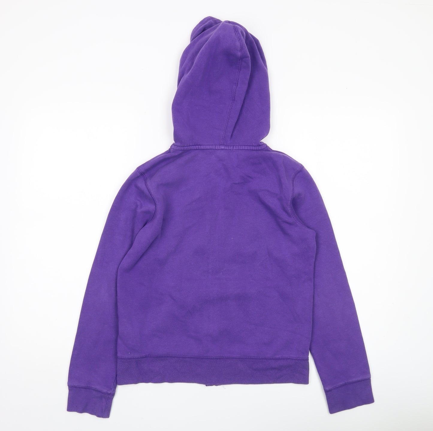 GAP Kids Girls Purple Sequin Logo Full Zip Hoodie Age 13 Years
