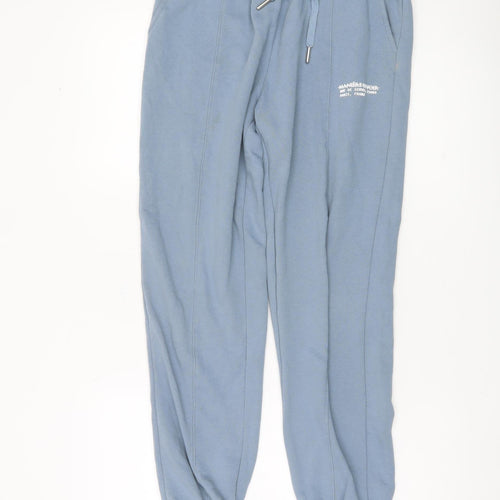 Manière De Voir Women’s Blue Joggers Size 10 Cotton Blend