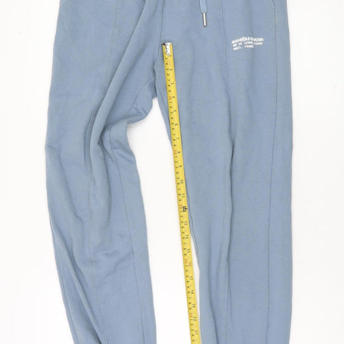 Manière De Voir Women’s Blue Joggers Size 10 Cotton Blend