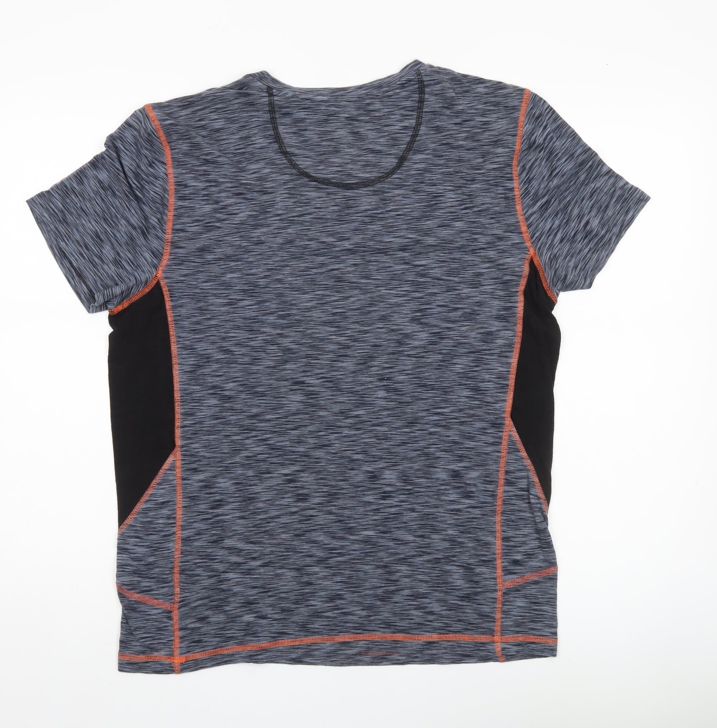 BAM Mens Grey Sport Performance T-Shirt Size M Breathable Gym Top