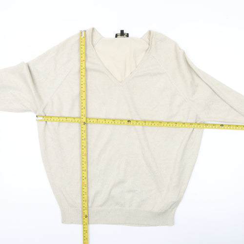 Phase Eight Women’s Beige V-Neck Knit Jumper Size 6