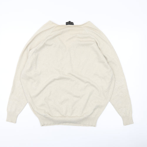 Phase Eight Women’s Beige V-Neck Knit Jumper Size 6