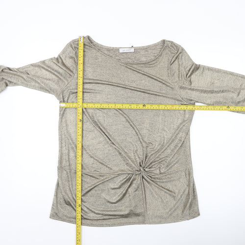 Marks and Spencer Women’s Gold 3/4 Sleeve Tunic Top Size 16