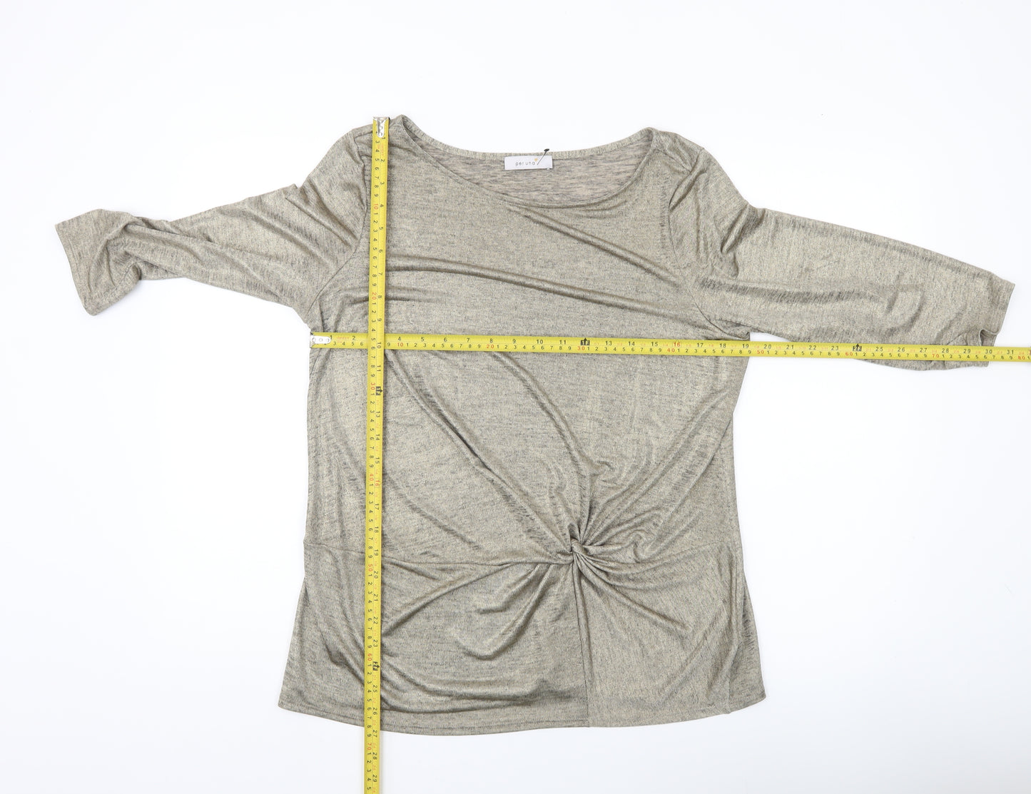 Marks and Spencer Women’s Gold 3/4 Sleeve Tunic Top Size 16