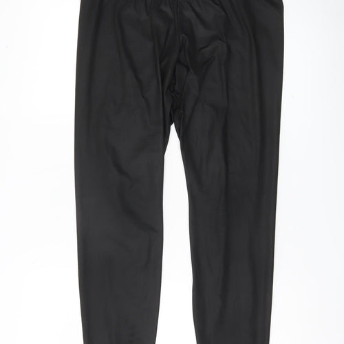 Noisy May Women’s Black Leggings L Elastic Waist Stretch Activewear