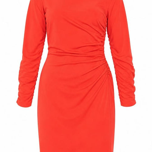 Mascara Women’s Red Sequin Ruched Bodycon Dress Size 10