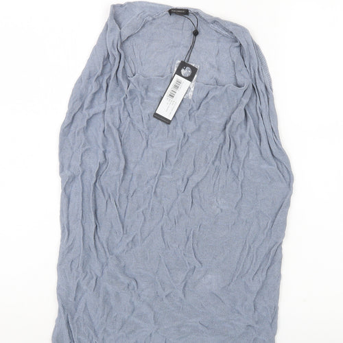 Full Circle Women’s Blue Sleeveless Viscose Knit Blouse Size 10