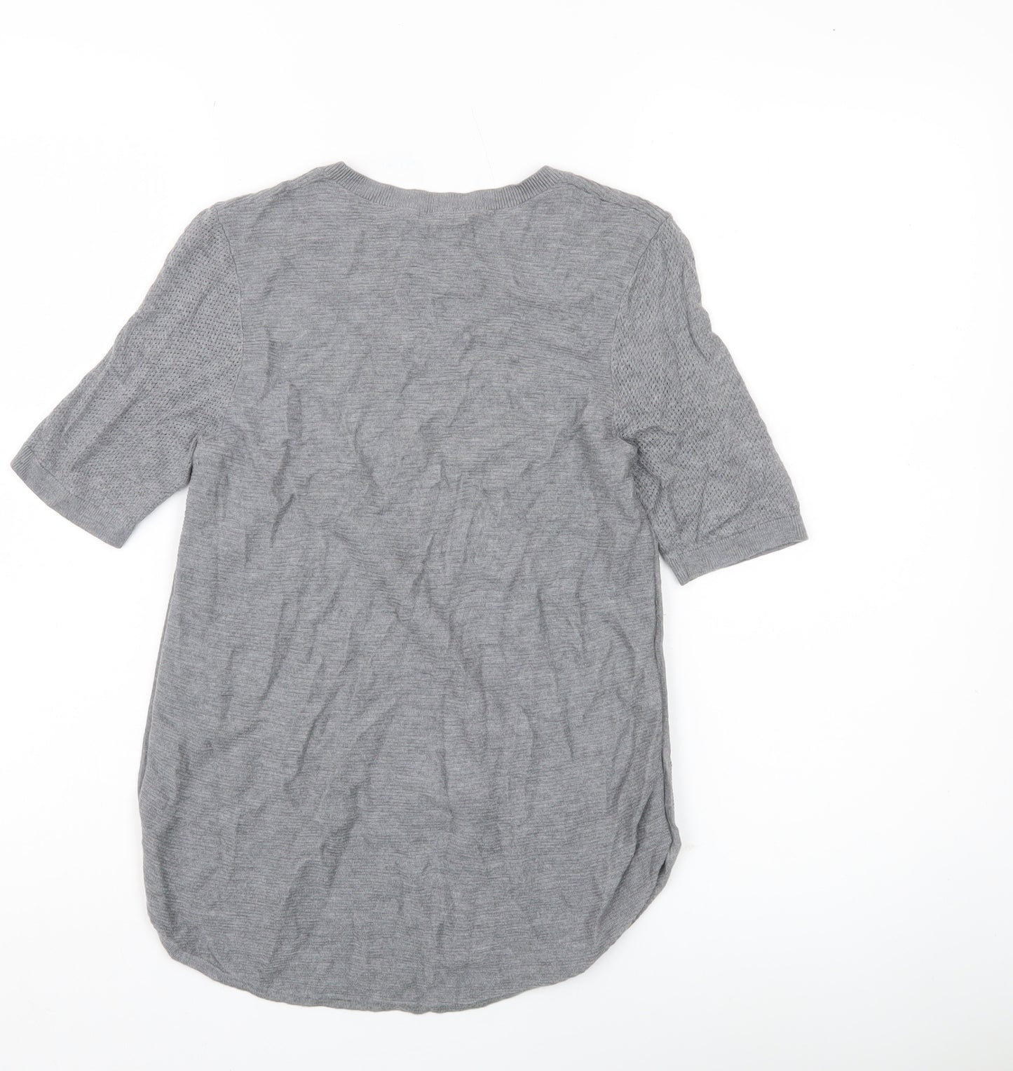 Jigsaw Women’s Grey Wool Viscose Knit Pullover Jumper Size S