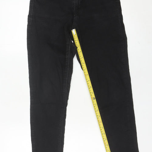 Dorothy Perkins Womens Black Skinny Jeans Size 12 Slim Fit