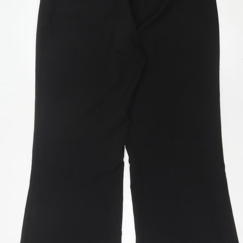 Dorothy Perkins Womens Black Size 16 Wide-Leg Dress Pants