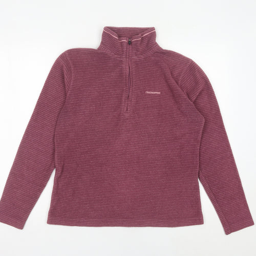 Craghoppers Womens Purple 14 Fleece Pullover Sweatshirt Hiking