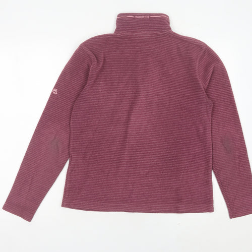 Craghoppers Womens Purple 14 Fleece Pullover Sweatshirt Hiking