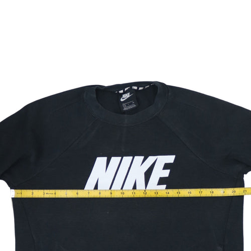 Nike Women’s Black Pullover Graphic Logo Sweatshirt Small
