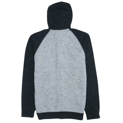 Adidas Mens Grey Black Full Zip Hoodie Small Regular Fit