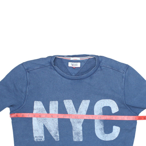 Tommy Hilfiger Men’s Blue NYC Pullover Sweatshirt Size M