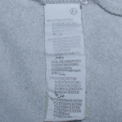 Disney Womens Grey Pullover Hoodie Size S Cotton Blend Casual