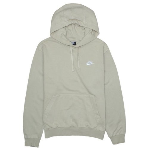 Nike Men’s Beige Pullover Hoodie Small Regular Fit Hooded Sweatshirt