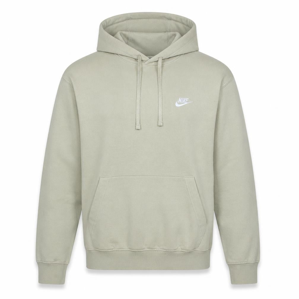 Front view of Nike Men’s Beige Pullover Hoodie Small Regular Fit Hooded Sweatshirt