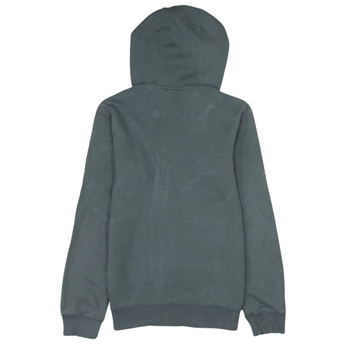 Adidas Boys Grey Full Zip Hoodie 11-12Y Logo Sport Essentials Cotton Blend