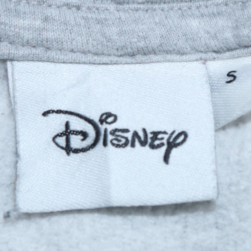 Disney Womens Grey Small Pullover Hoodie Daisy Duck Graphic