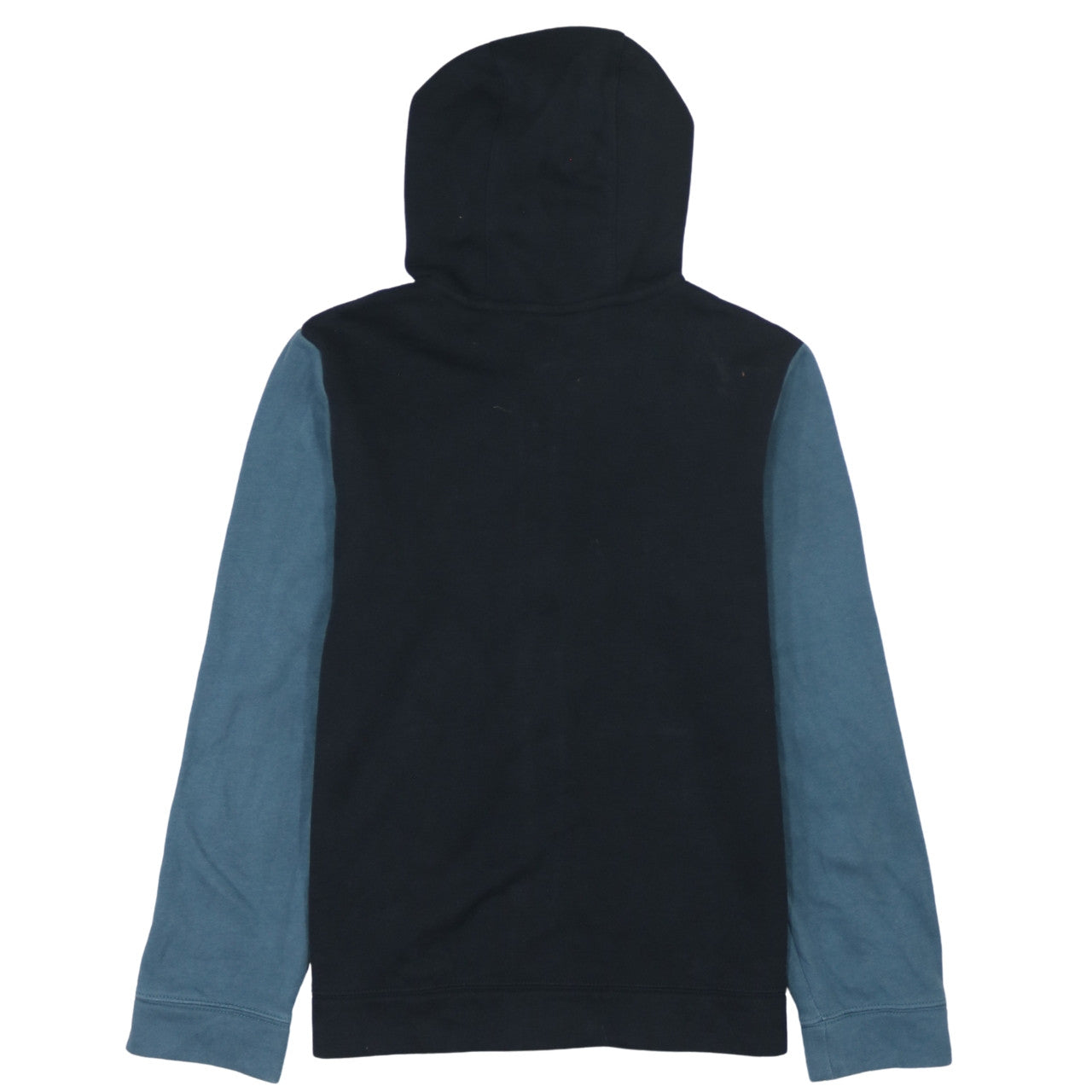 Nike Boys Black Blue Full Zip Hoodie Sweatshirt 11-12 Years Logo Hooded
