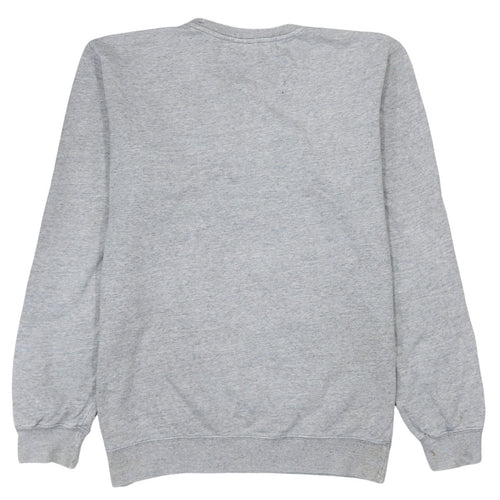 Champion Men’s Grey Pullover Sweatshirt L Logo Print Cotton