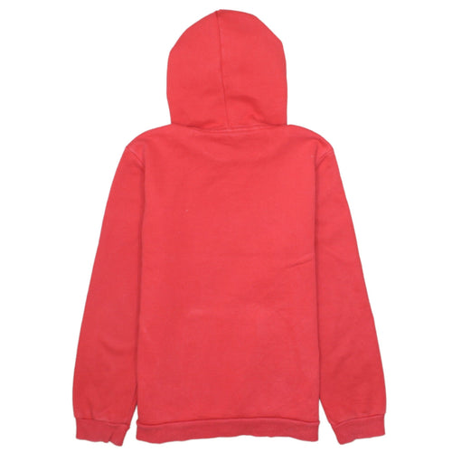 Puma Boys Red Pullover Hoodie 13-14 Years Regular Fit Fleece Logo