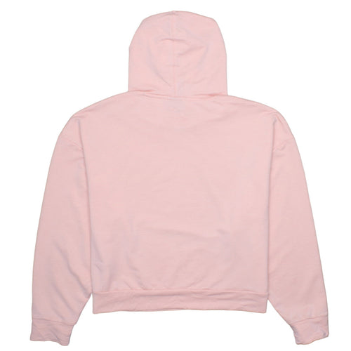 Puma Womens Pink Hoodie Sweatshirt M Medium Pullover Cotton Blend