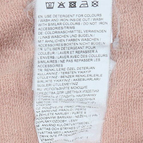 Puma Womens Pink Pullover Hoodie Size 12 Regular Fit