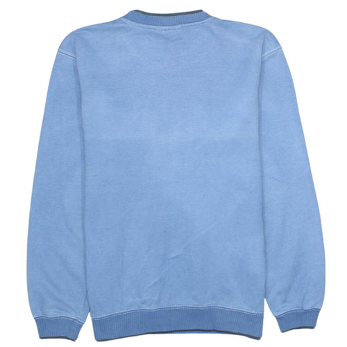 Puma Men’s Blue Sweatshirt S Pullover Crew Neck Long Sleeve Logo