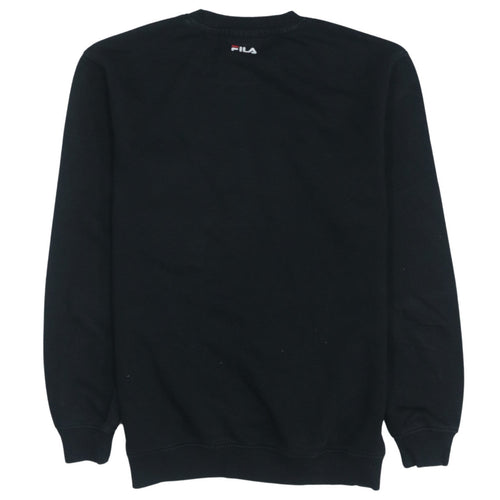 FILA Men’s Black XS Pullover Sweatshirt Crew Neck Logo Graphic