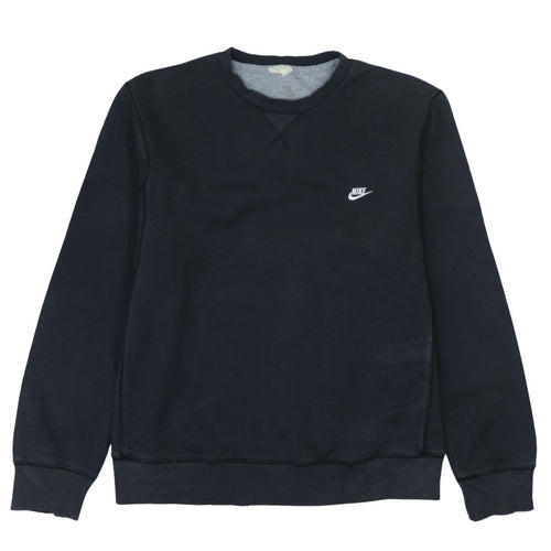 Nike Men's Black Medium Pullover Sweatshirt Crew Neck Fleece